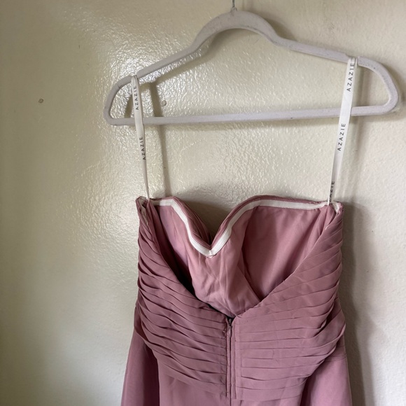 Azazie | Yazmin Strapless Bridesmaid Dress - Picture 5 of 5